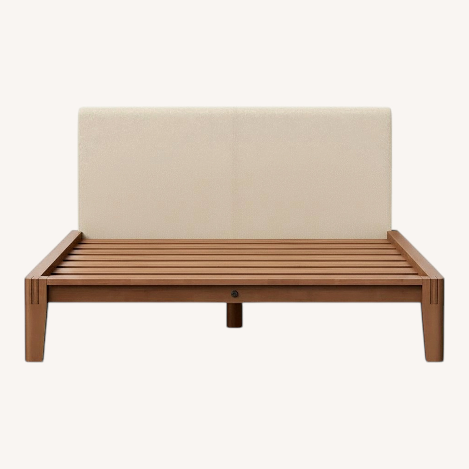 Thuma Full Size Bed Frame W Pillowback Headboard - image-0