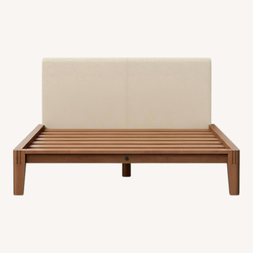 Used Thuma Full Size Bed Frame W Pillowback Headboard for sale on AptDeco