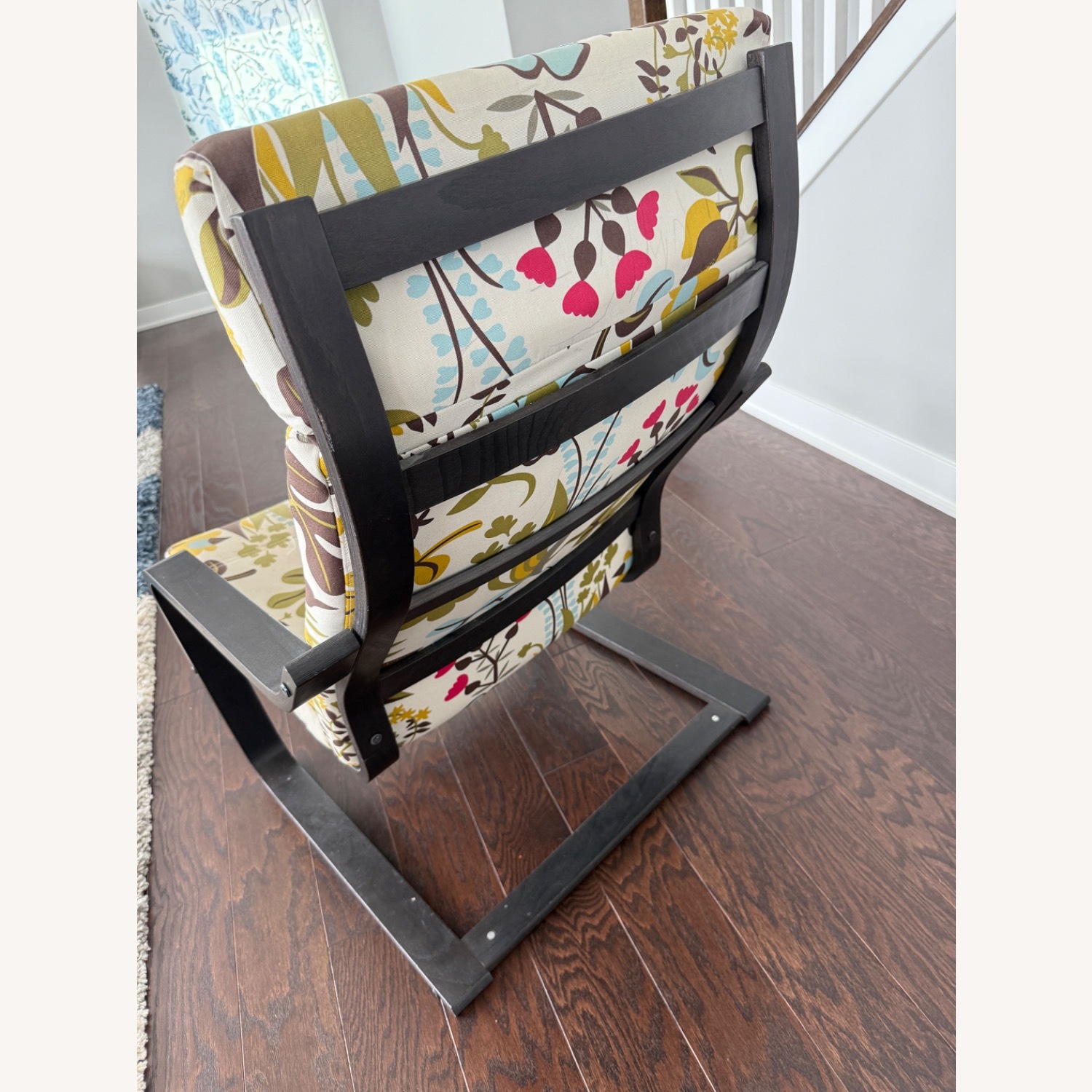 IKEA POÄNG Dark Brown Wood Armchair - image-3