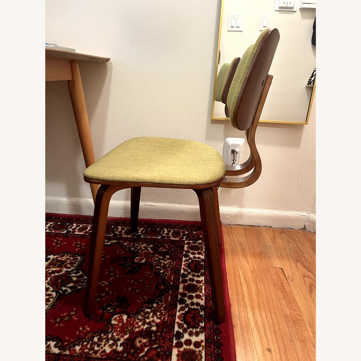 Wayfair Decklen Mid-century Armless Dining Chair in Polyester Upholstery - image-1