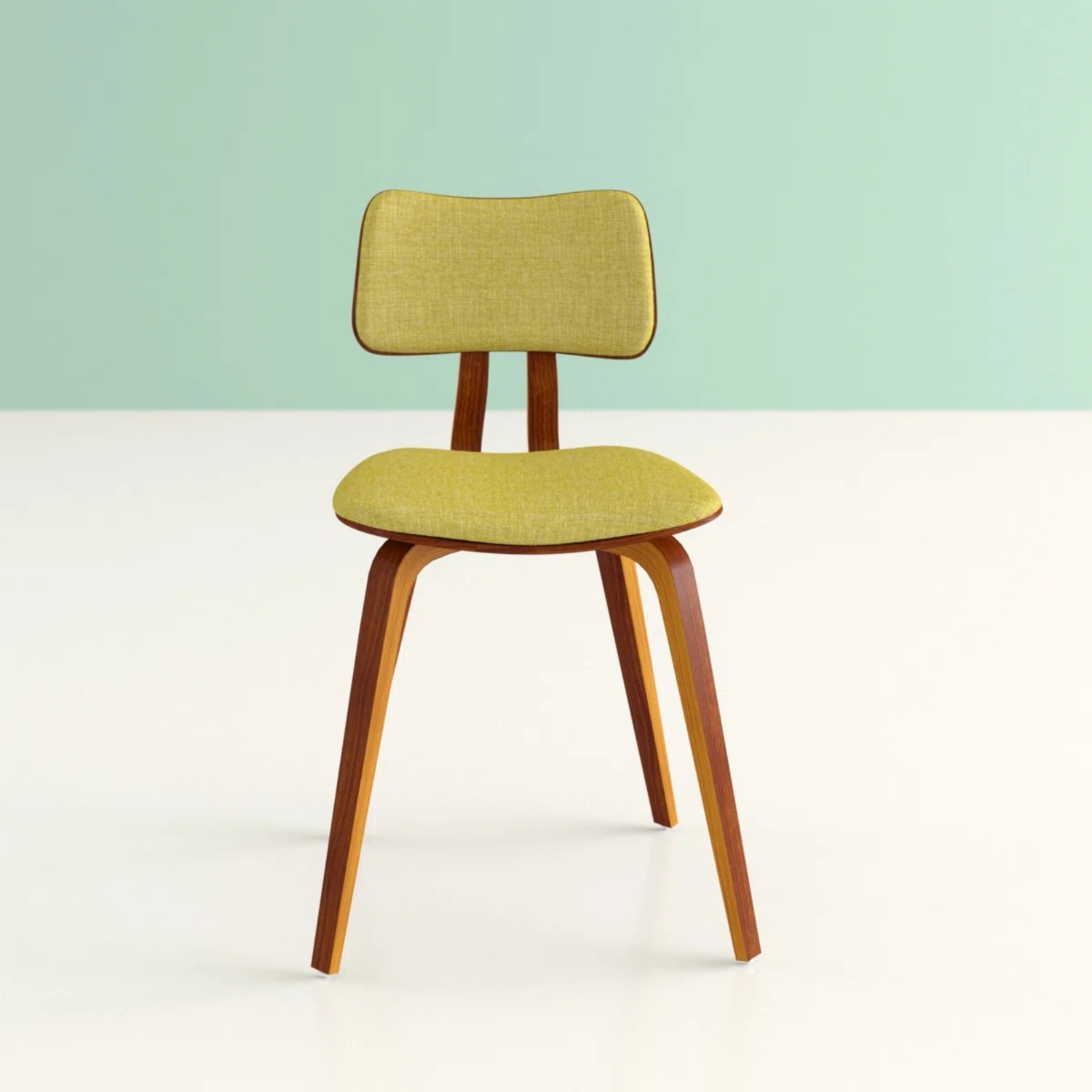 Wayfair Decklen Mid-century Armless Dining Chair in Polyester Upholstery - image-4