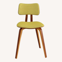 Wayfair Decklen Mid-century Armless Dining Chair in Polyester Upholstery