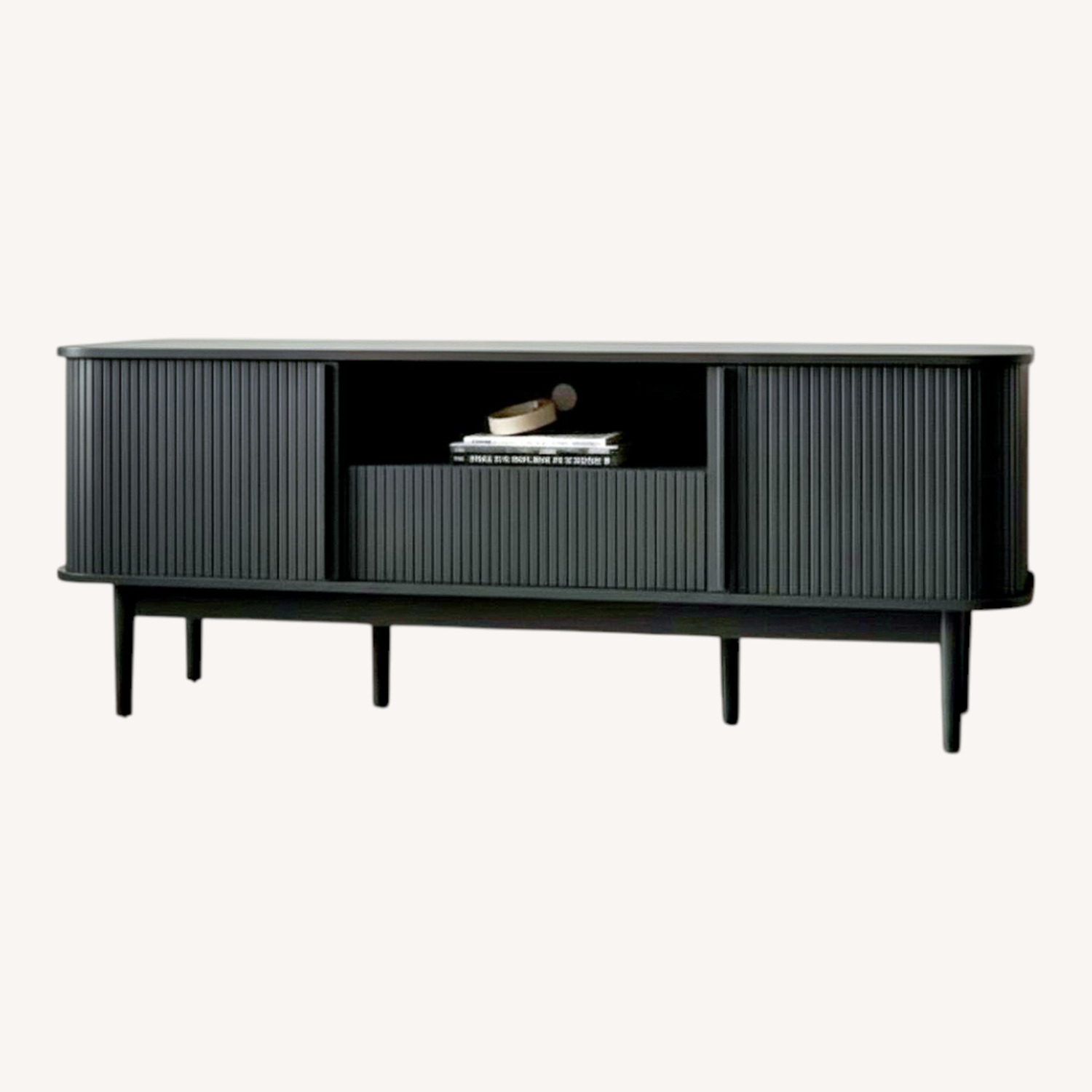 Black TV Console - image-4