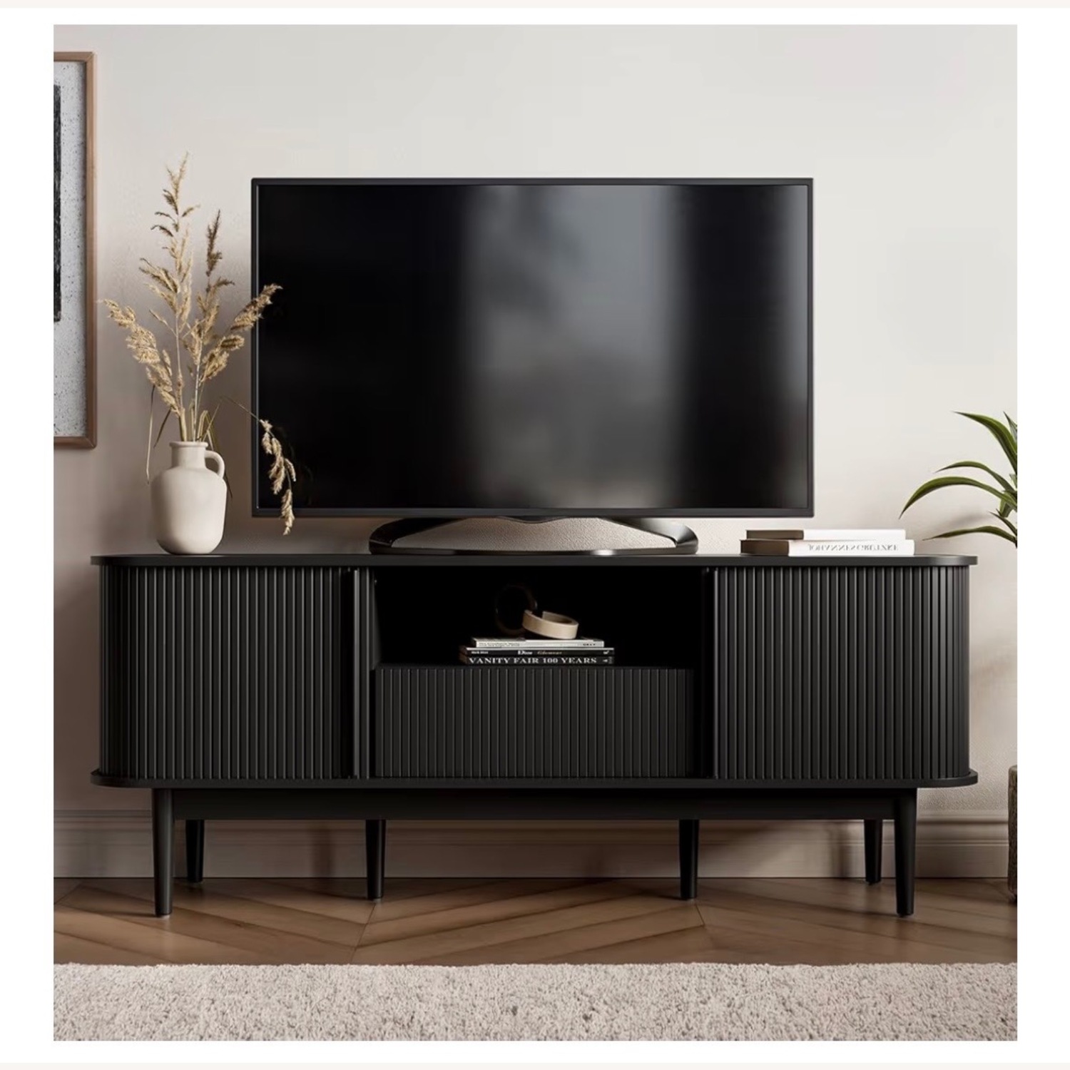 Black TV Console - image-2