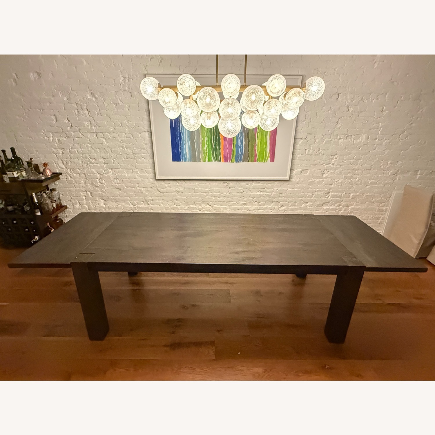 Restoration Hardware Russian Reclaimed Oak Parsons Extension Table - image-1