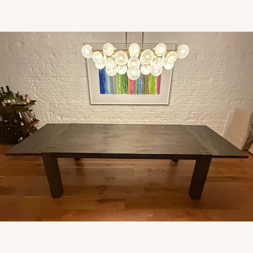 Used Restoration Hardware Russian Reclaimed Oak Parsons Extension Table for sale on AptDeco