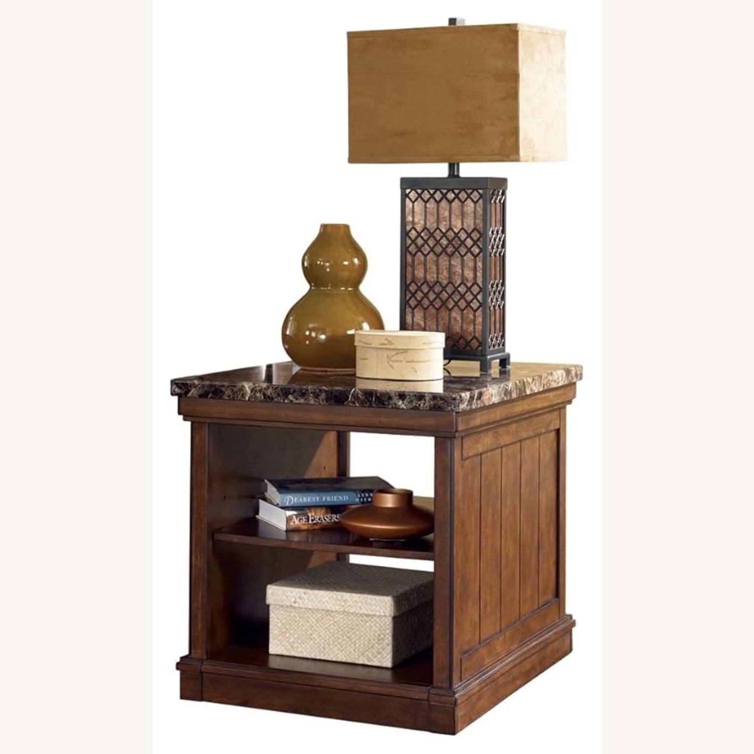 Ashley Furniture Dark Brown Side Tables - image-4