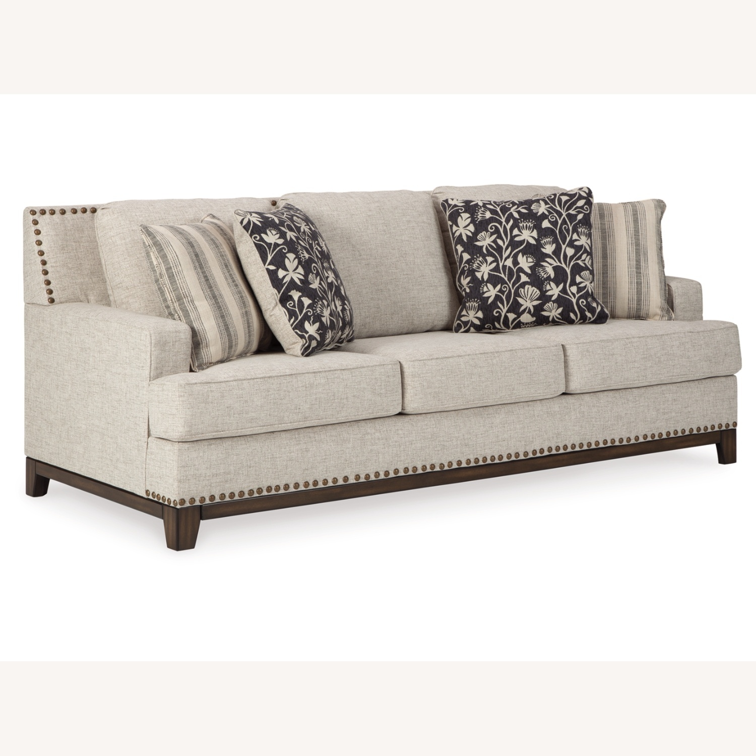 Ashley Furniture Ballina White 3+ Seater Sofa - image-5