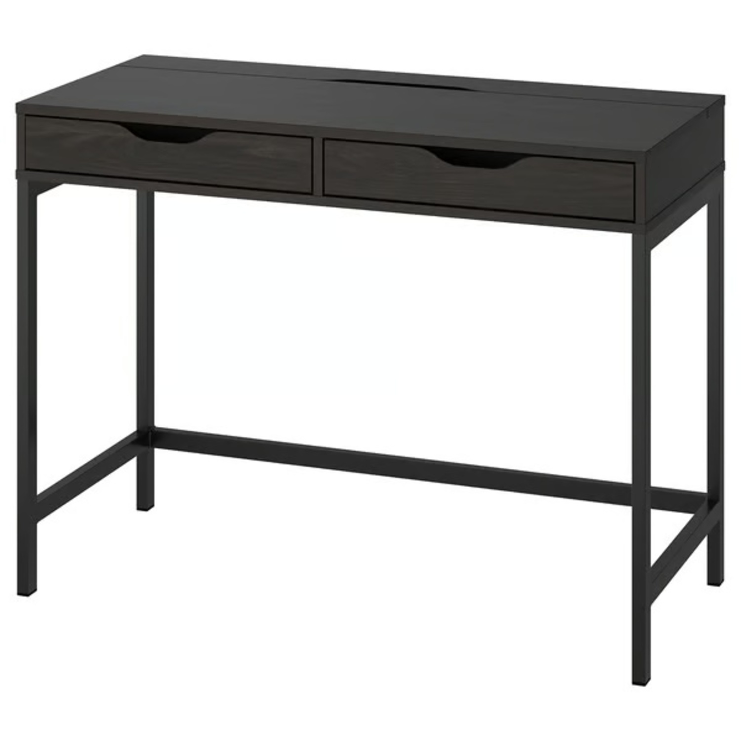 IKEA Alex Dark Brown Wood Desk - image-4