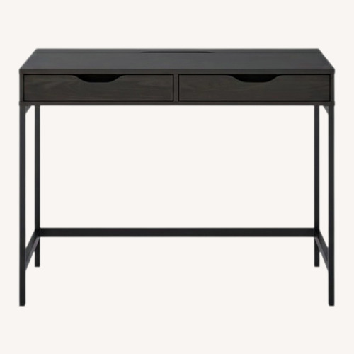 Used IKEA Alex Dark Brown Wood Desk for sale on AptDeco