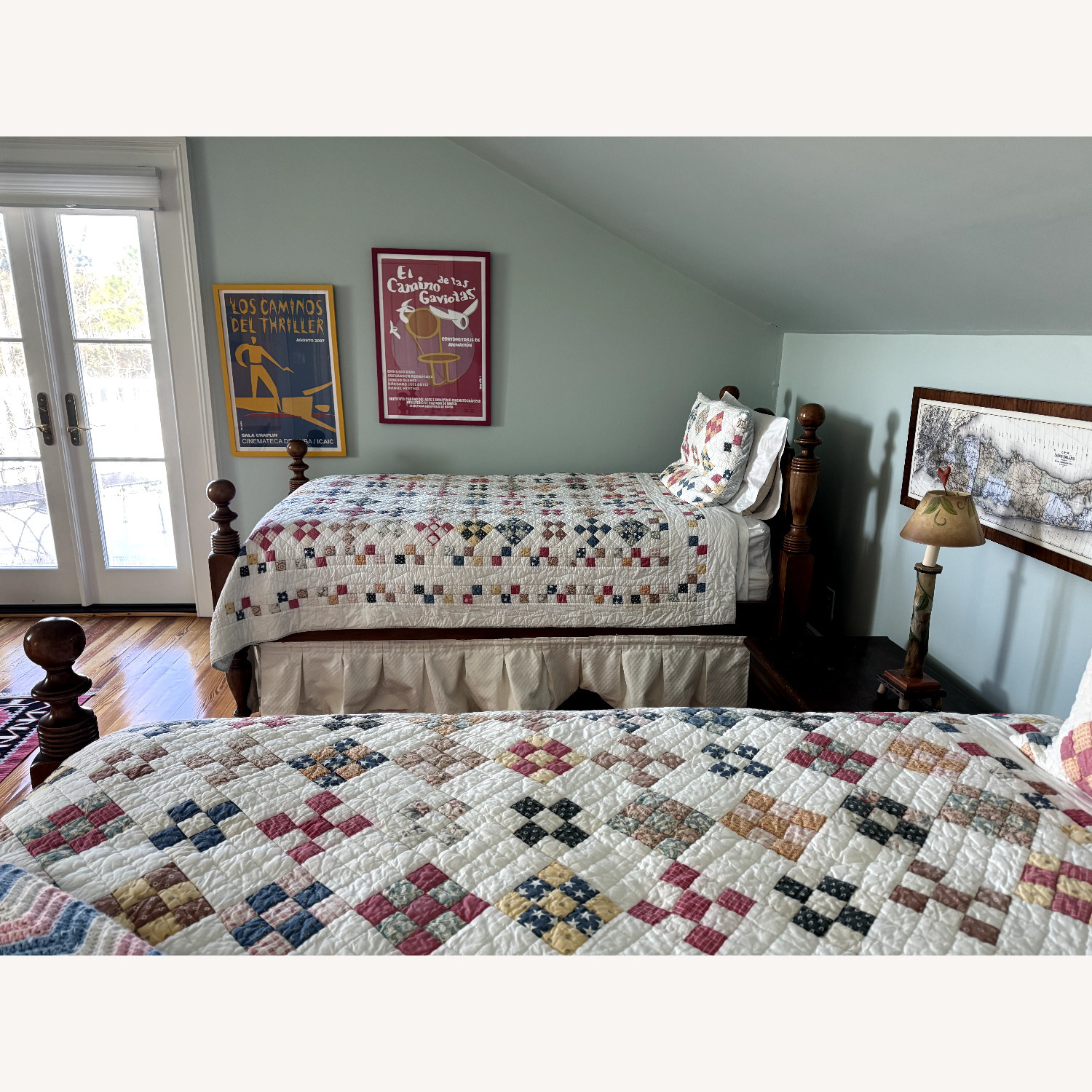 Pair Twin Cannonball Beds - image-2