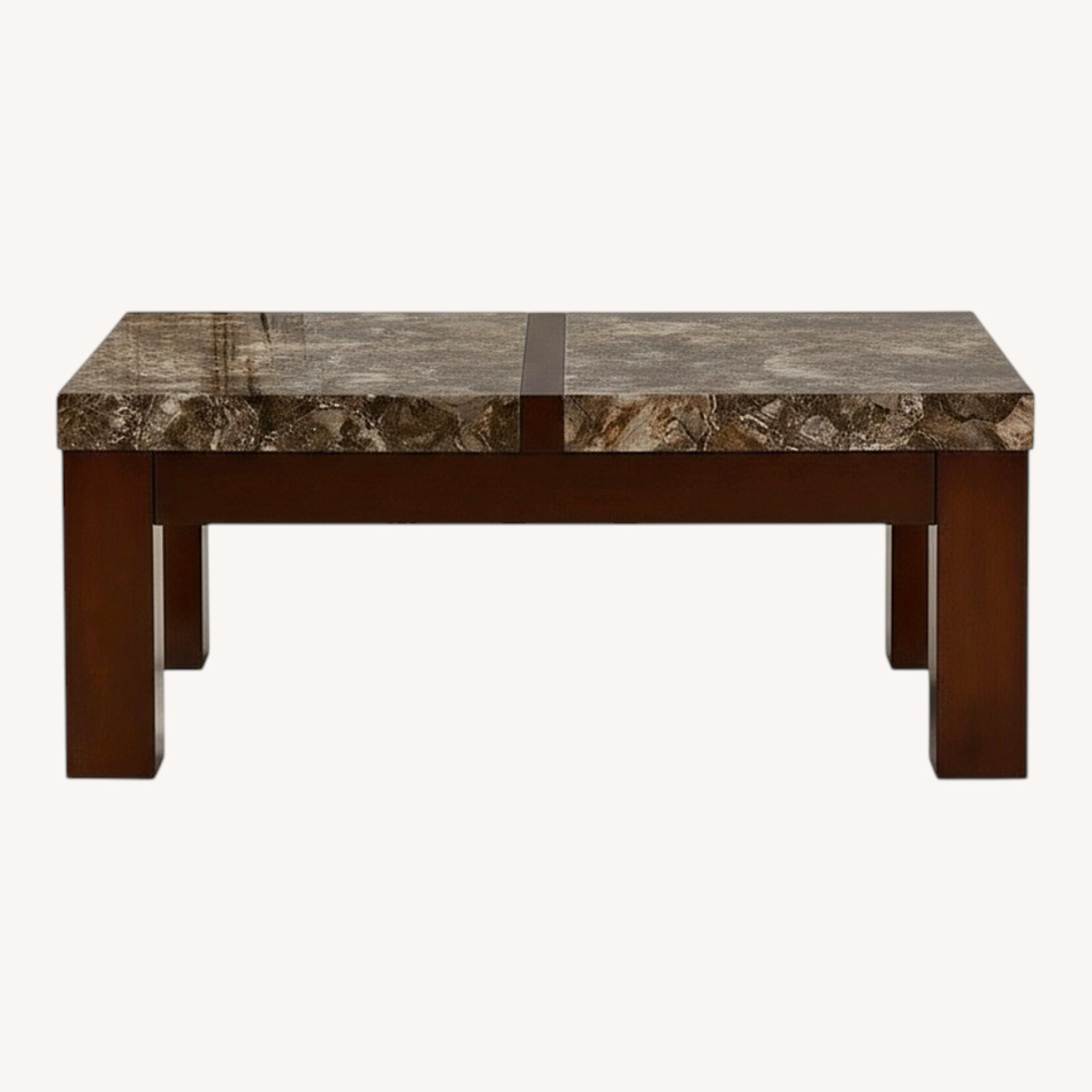 Ashley Furniture Kraleene Dark Brown Coffee Table - image-0