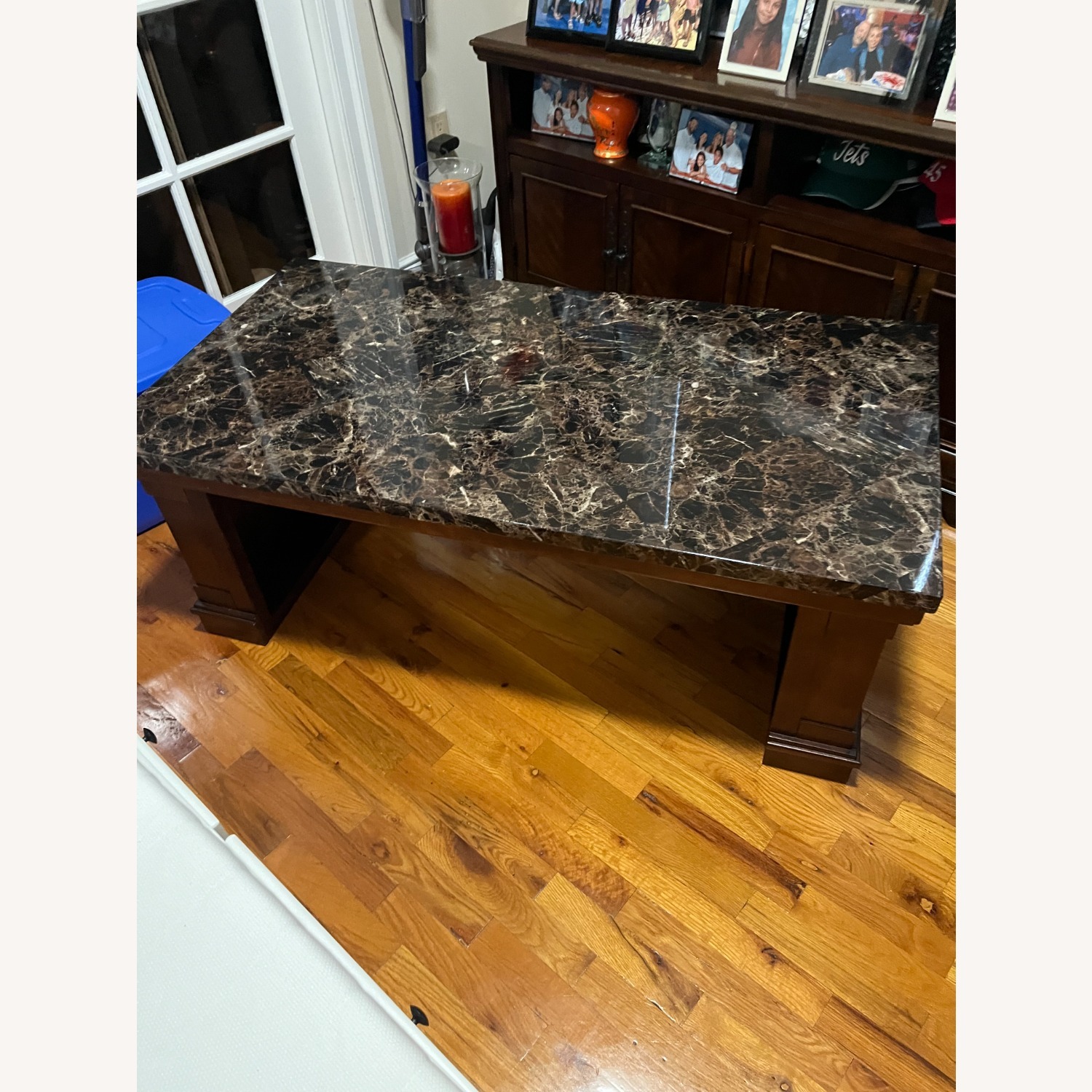 Ashley Furniture Kraleene Dark Brown Coffee Table - image-2