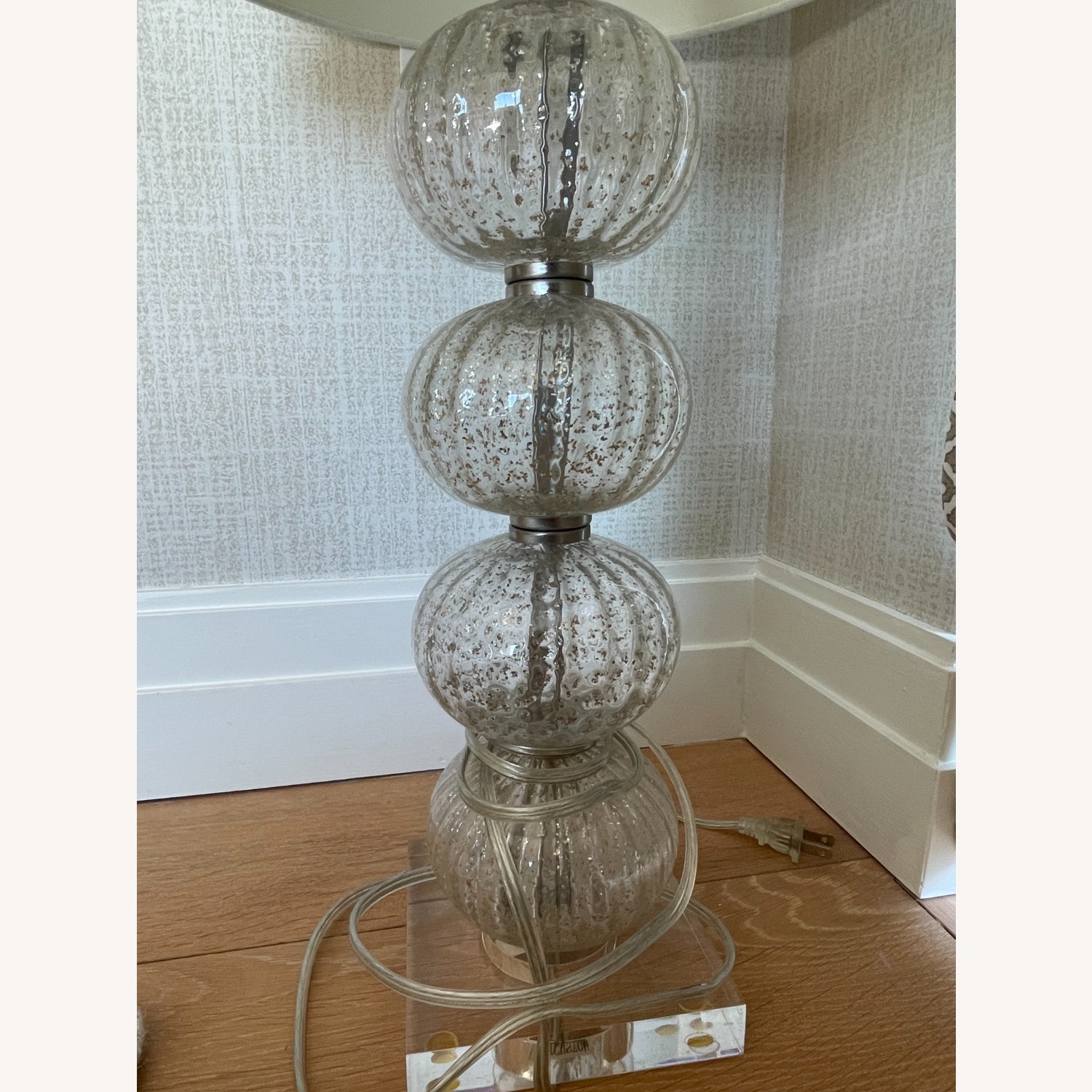 Gracious Home Gold Glass Table Lamps - image-3