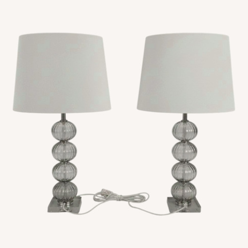 Used Gracious Home Gold Glass Table Lamps for sale on AptDeco