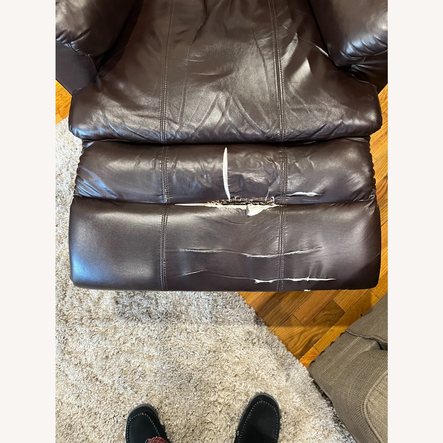 Bob's Discount Furniture Dark Brown Recliner - image-3