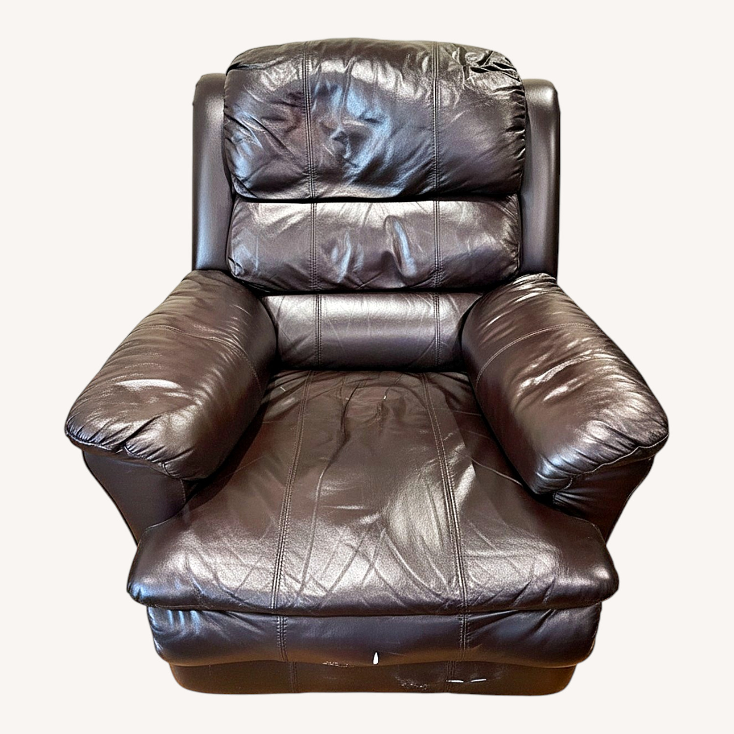 Bob's Discount Furniture Dark Brown Recliner - image-0