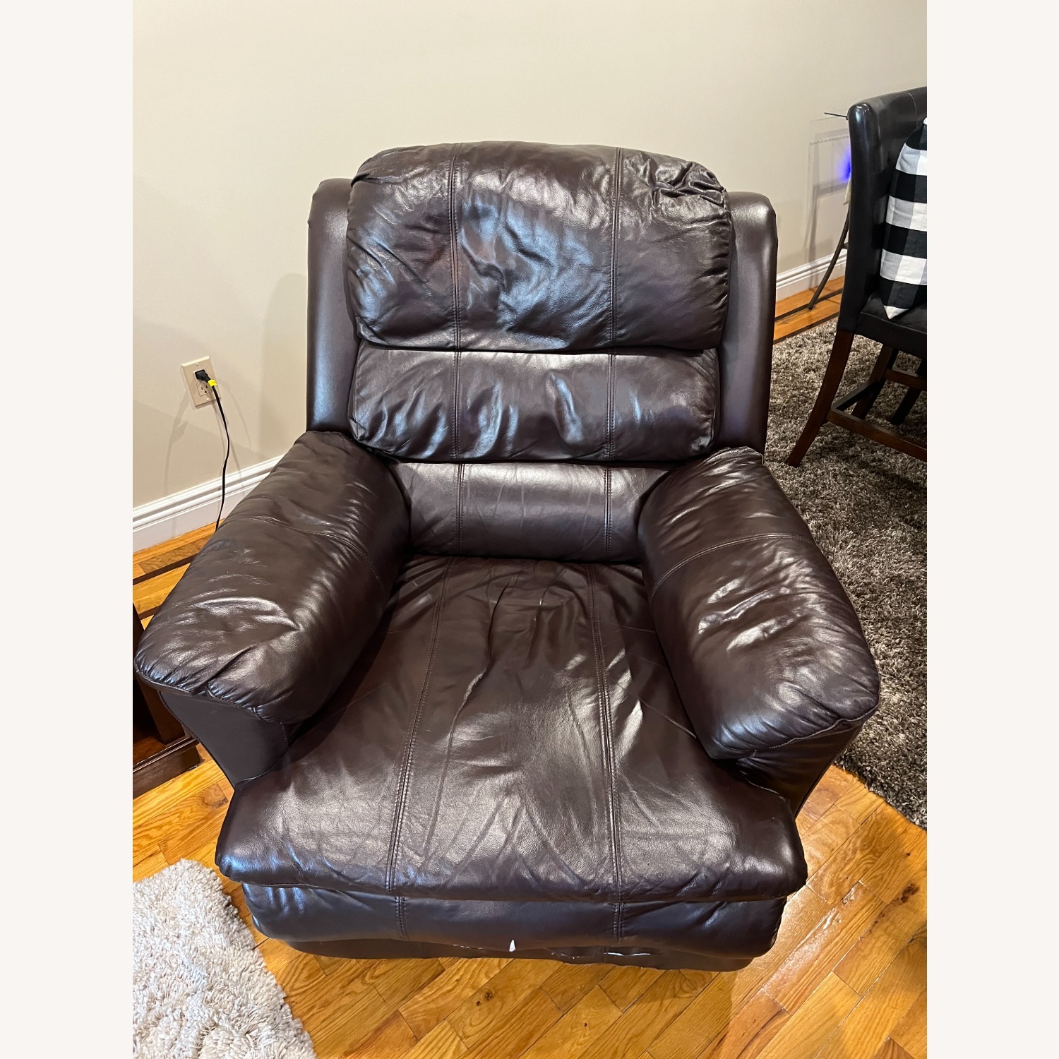 Bob's Discount Furniture Dark Brown Recliner - image-1
