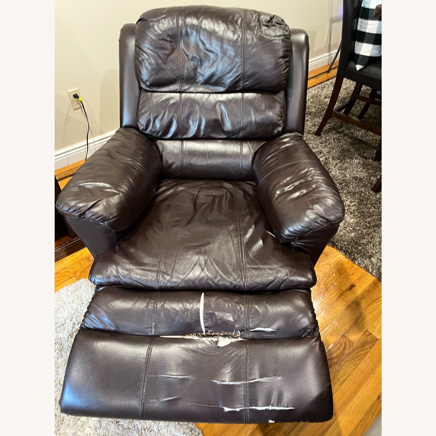 Bob's Discount Furniture Dark Brown Recliner - image-2