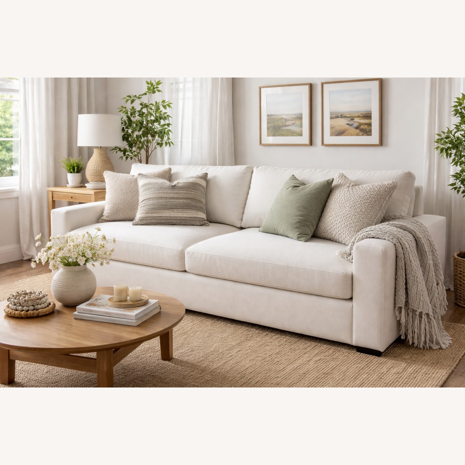 Restoration Hardware Maxwell 2‑Cushion Sofa - image-0