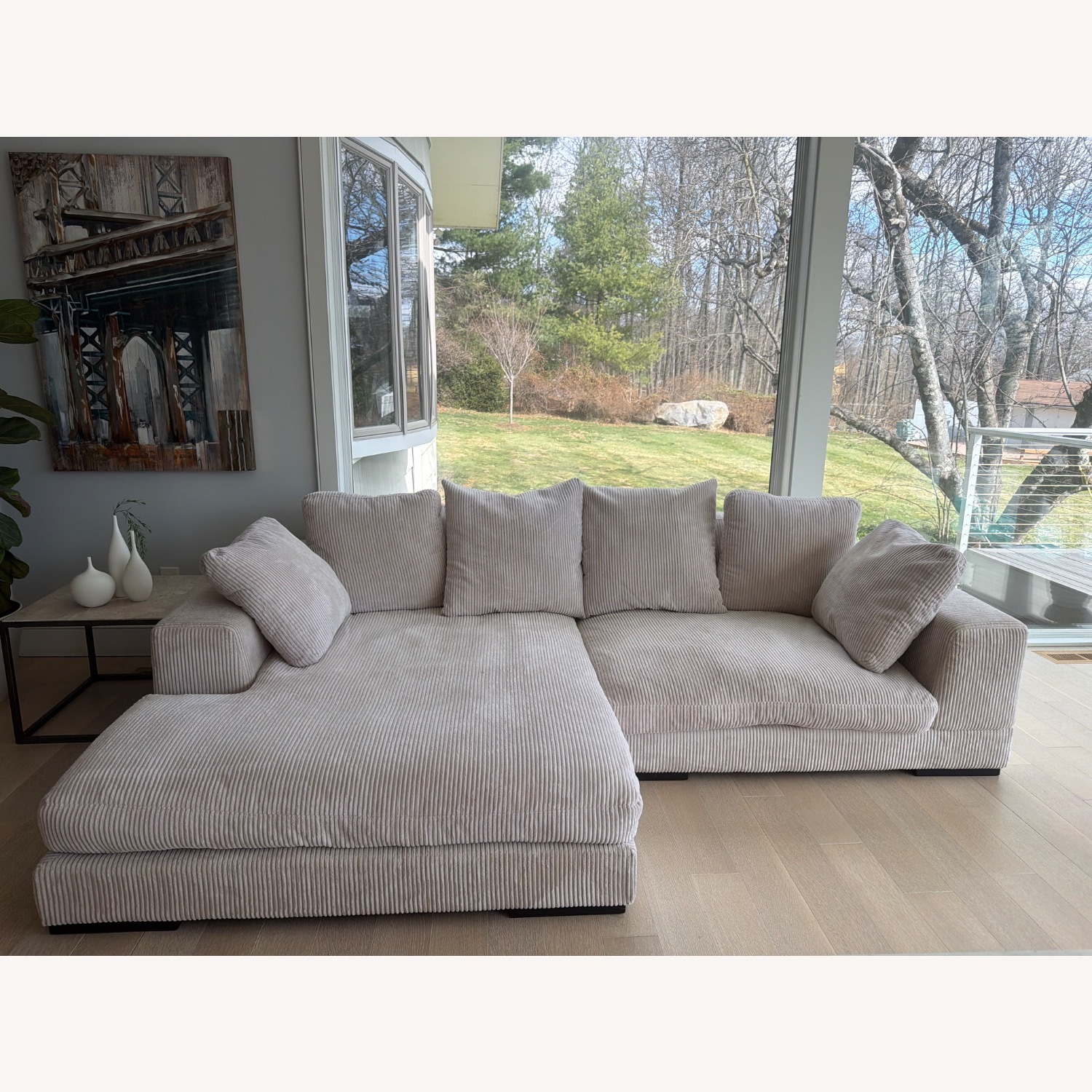 Plunge Cappuccino Sectional - image-1