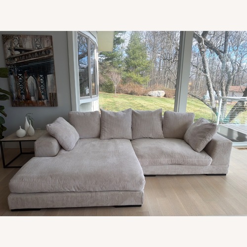 Used Plunge Cappuccino Sectional  for sale on AptDeco