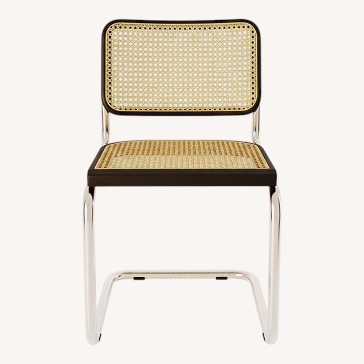 Marcel Breuer Cesca Black Rattan Dining Chairs - image-0