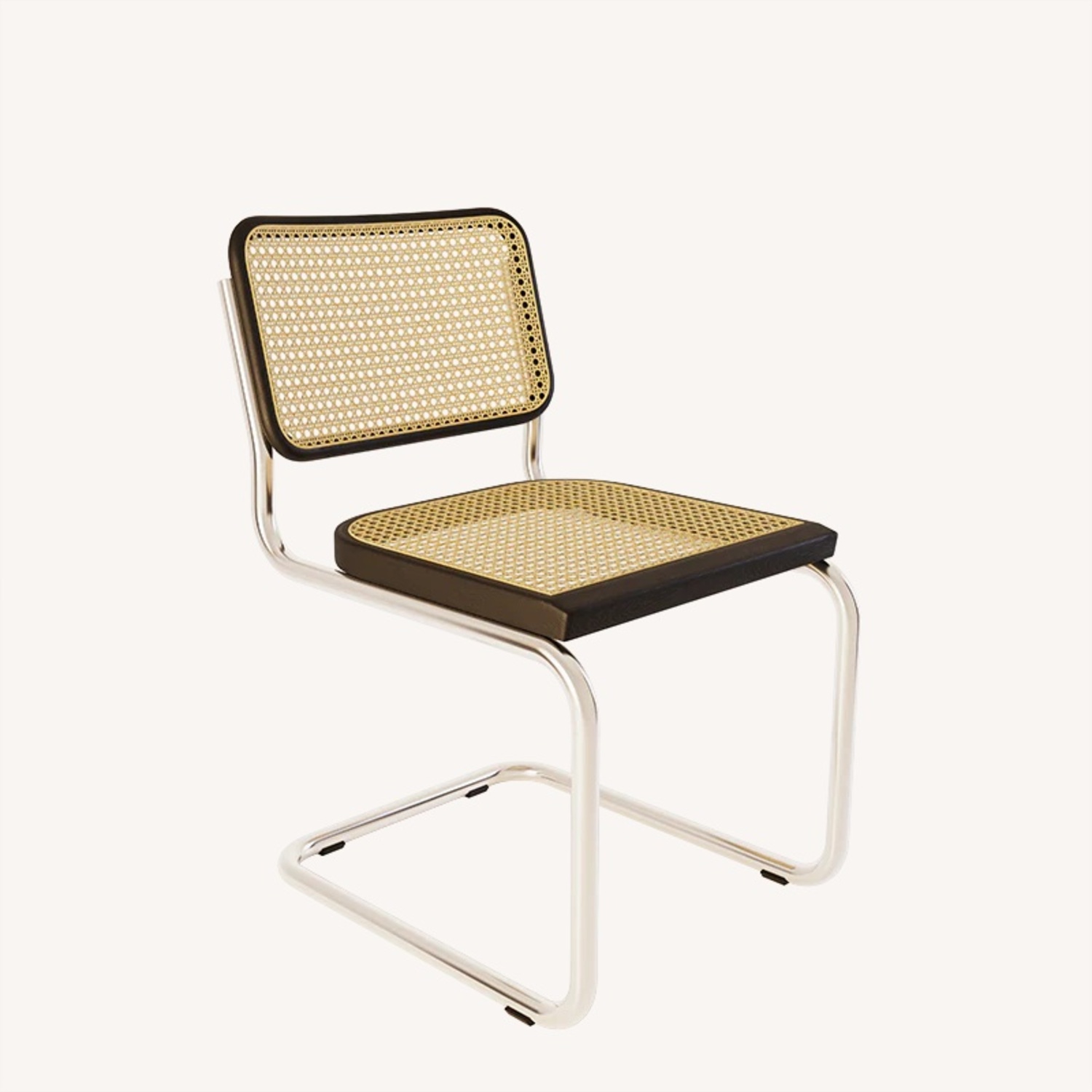 Marcel Breuer Cesca Black Rattan Dining Chairs - image-4
