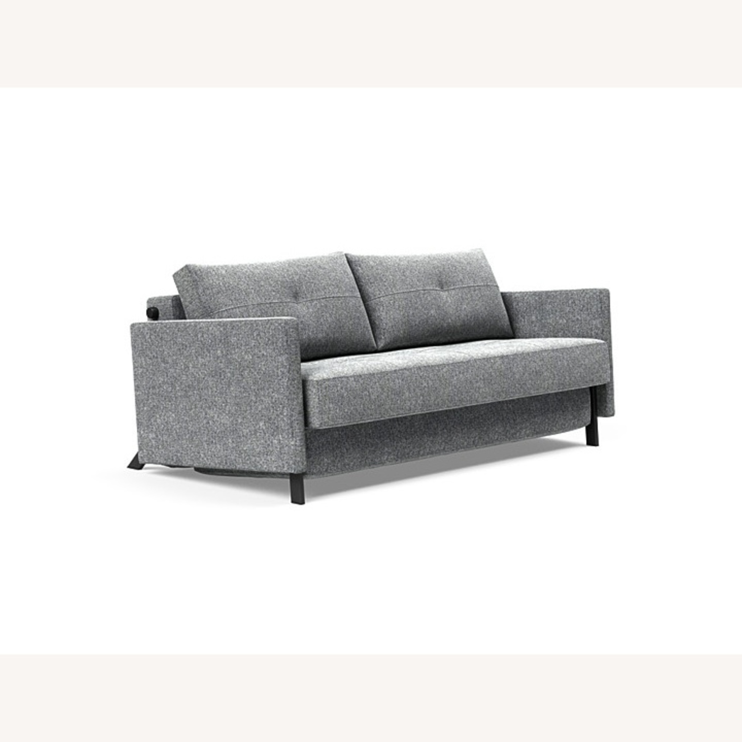 Innovation USA Cube Dark Gray Fabric Sleeper Sofa - image-4