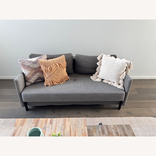 Used Innovation USA Cube Dark Gray Fabric Sleeper Sofa for sale on AptDeco