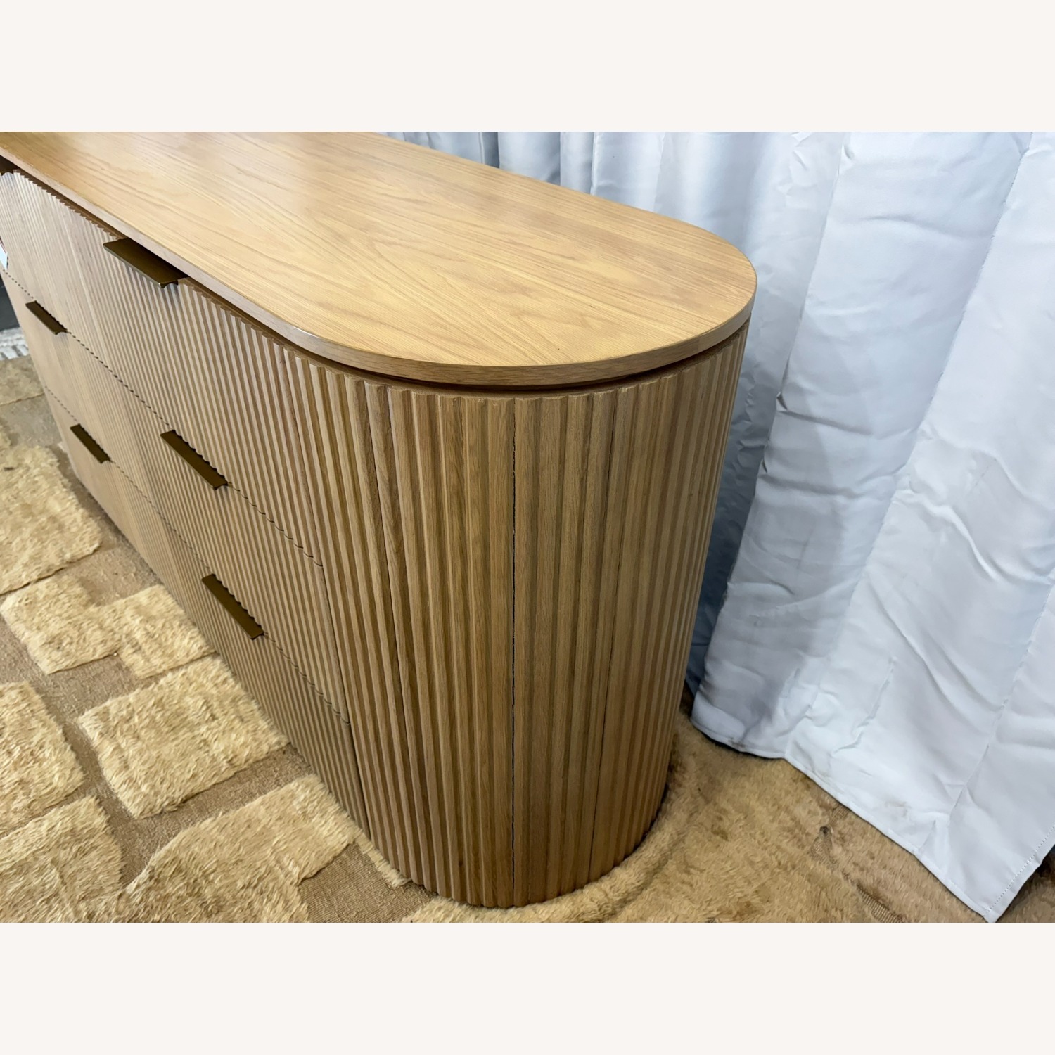 Restoration Hardware Byron 6-Drawer Dresser — 72” Light Oak  - image-4