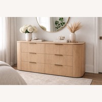 Restoration Hardware Byron 6-Drawer Dresser — 72” Light Oak 