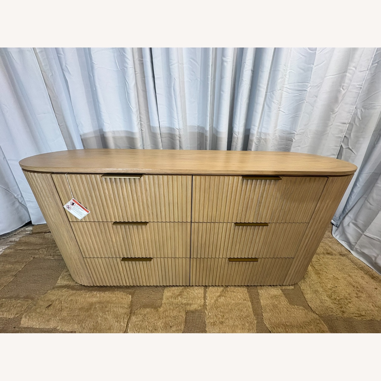 Restoration Hardware Byron 6-Drawer Dresser — 72” Light Oak  - image-19