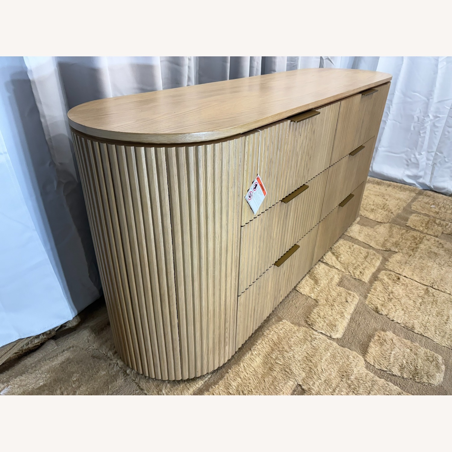 Restoration Hardware Byron 6-Drawer Dresser — 72” Light Oak  - image-24