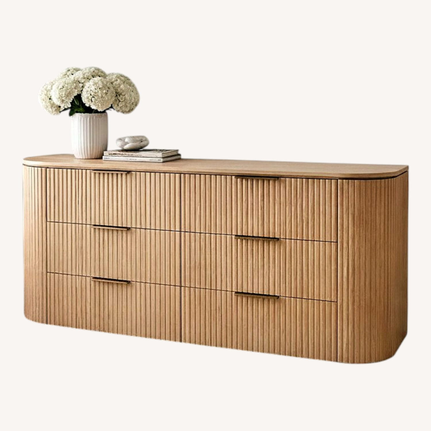 Restoration Hardware Byron 6-Drawer Dresser — 72” Light Oak - image-0