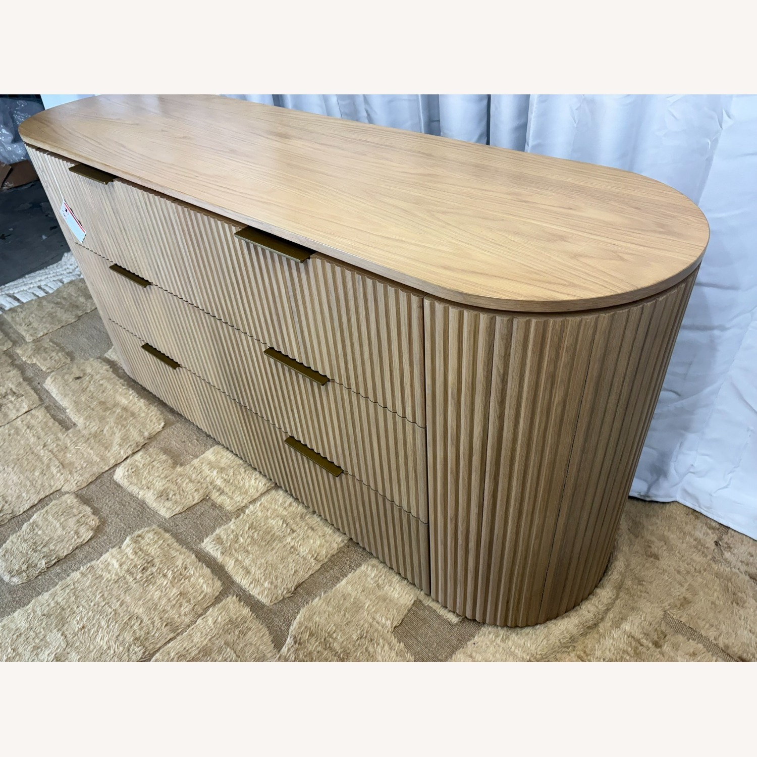 Restoration Hardware Byron 6-Drawer Dresser — 72” Light Oak  - image-3