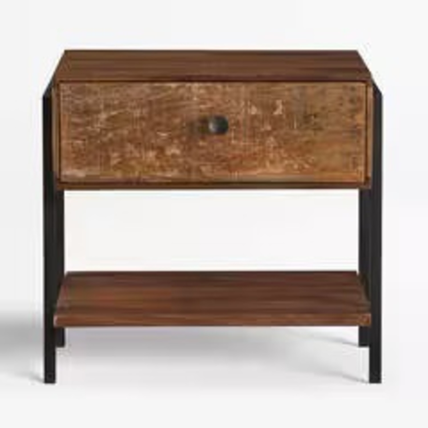 Crate & Barrel Atwood Dark Brown Wood Nightstands - image-2