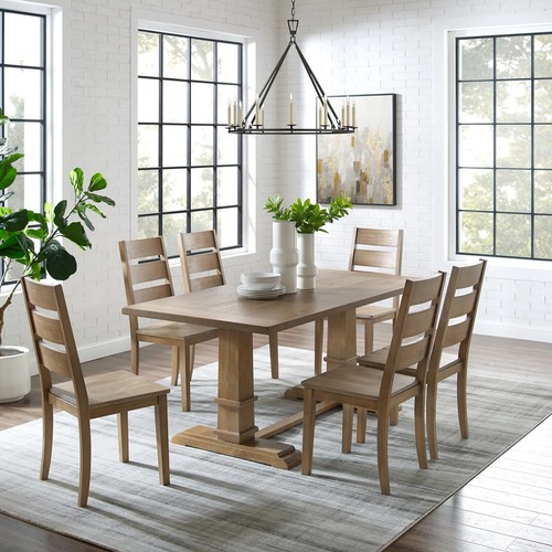 Used Farmhouse Trestle Dining Table  for sale on AptDeco