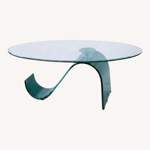 Used Modern Glass Coffee Table for sale on AptDeco