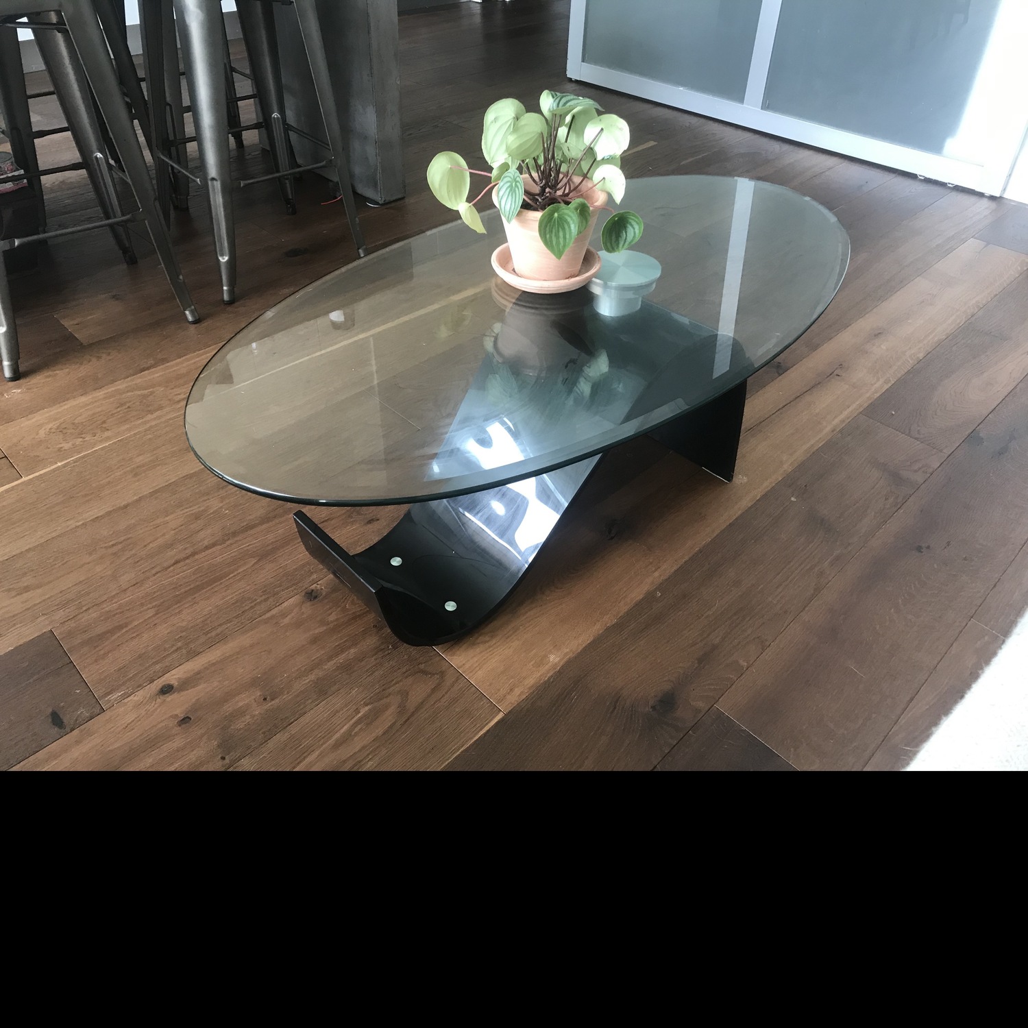 Modern Glass Coffee Table - image-5