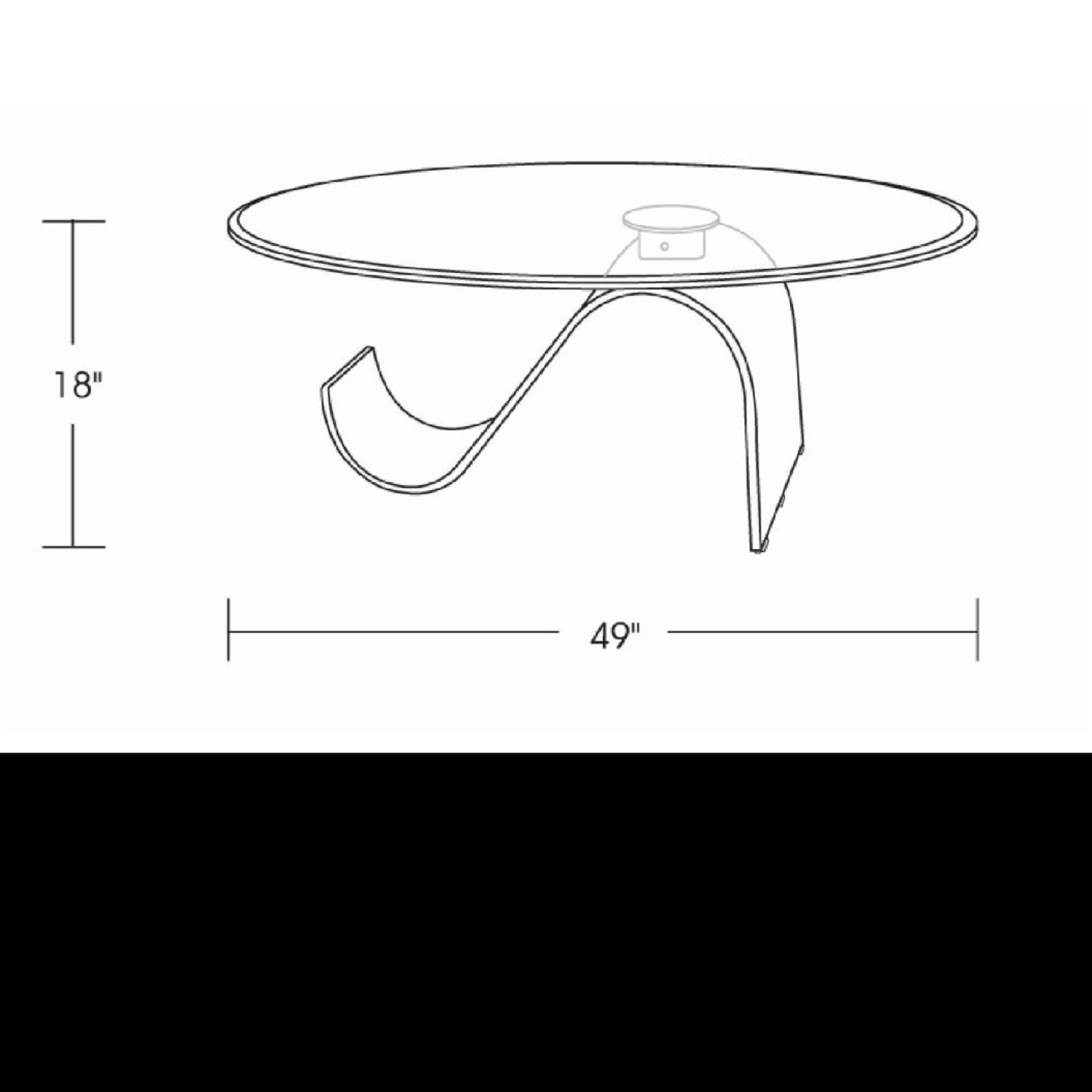 Modern Glass Coffee Table - image-7