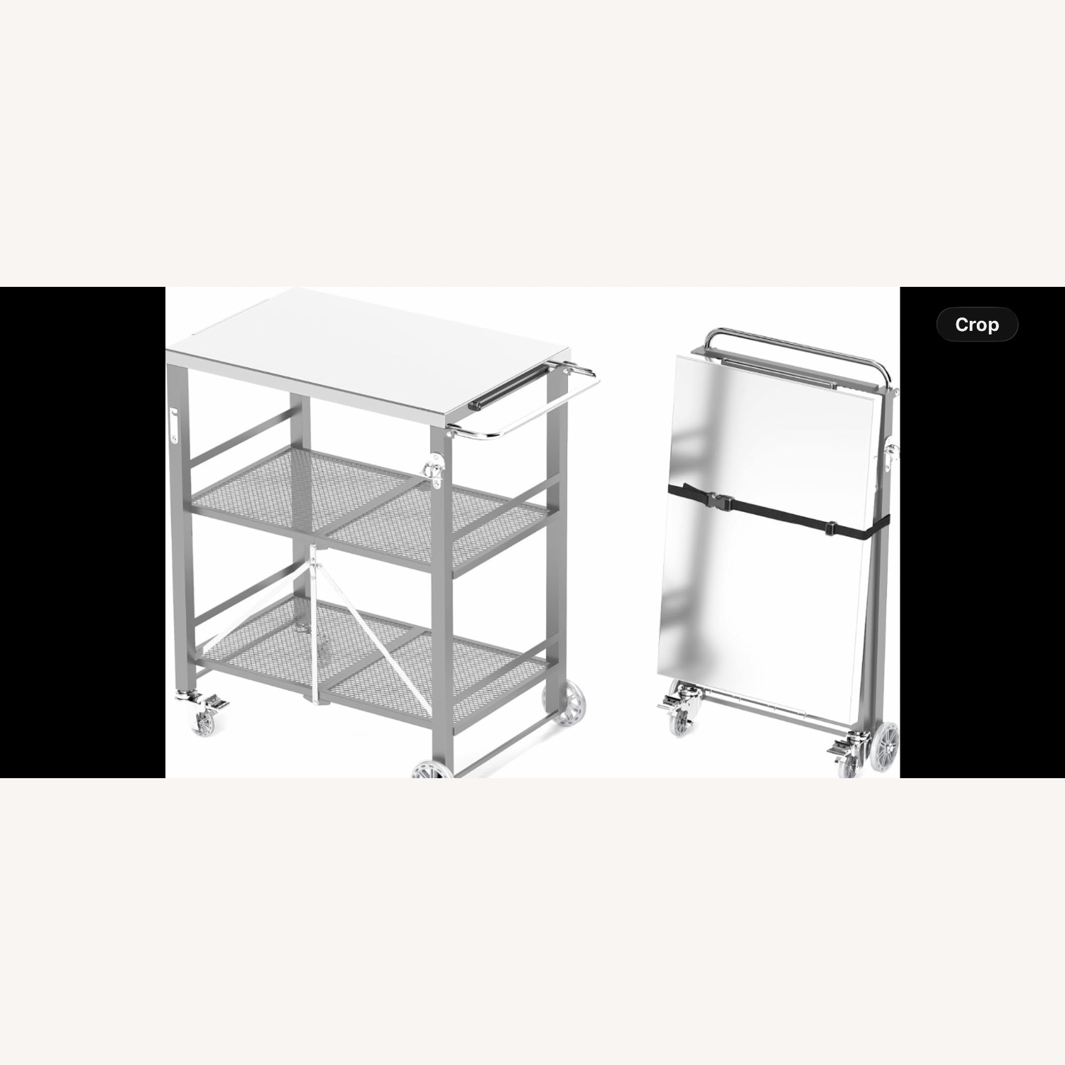 LUE BONA Foldable Outdoor Grill Table - image-3