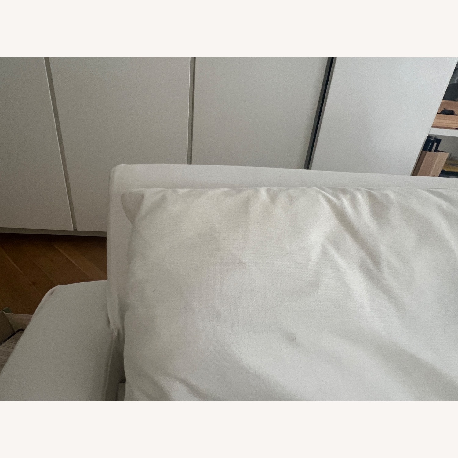 Crate & Barrel White Ever Slipcovered Sofa by Leanne Ford - image-4