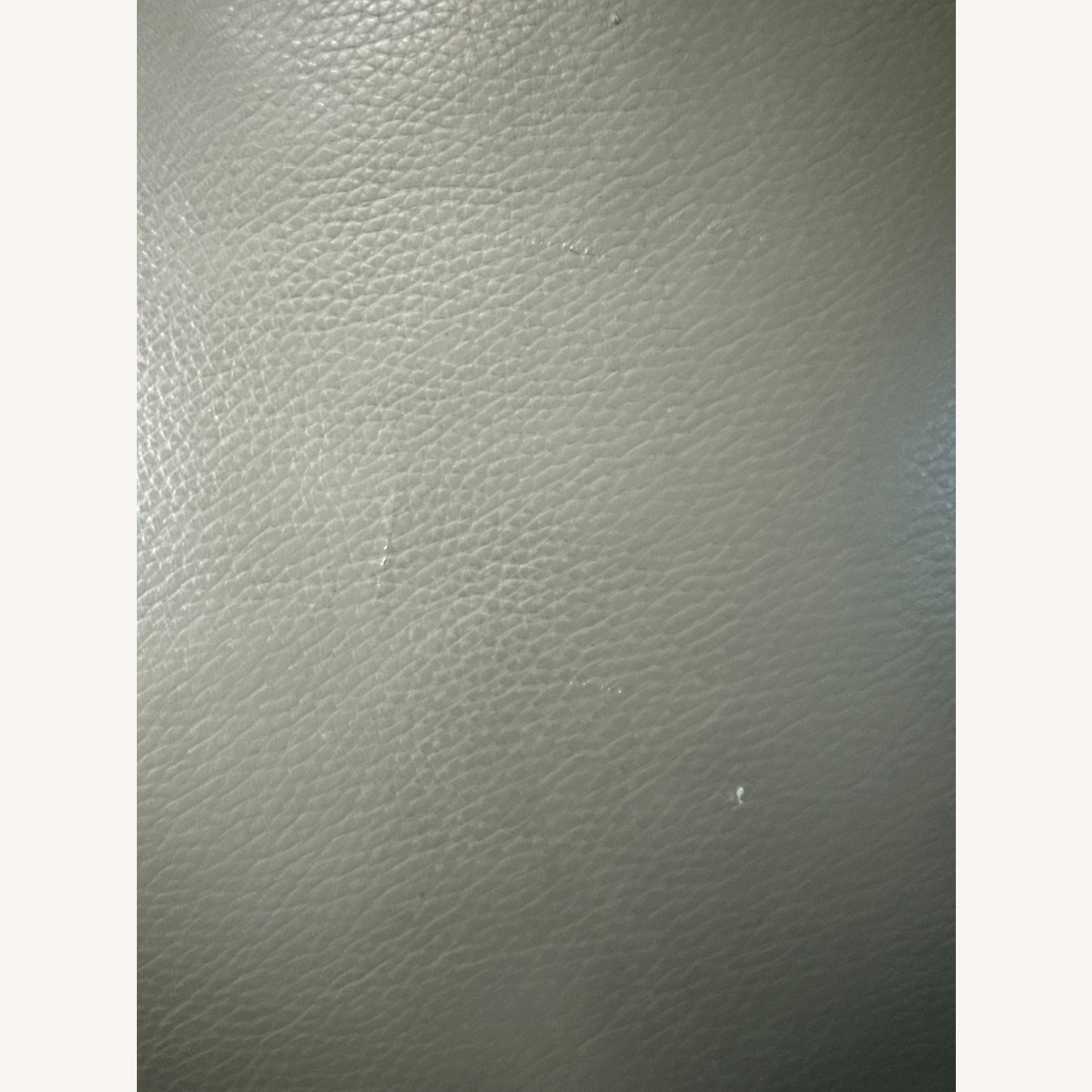 Macy's Green Leather 3+ Seater Sofa - image-3