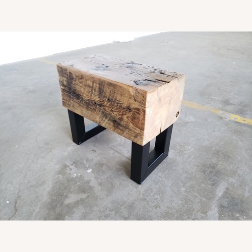 Used Etsy Custom Made Natural Side Table for sale on AptDeco