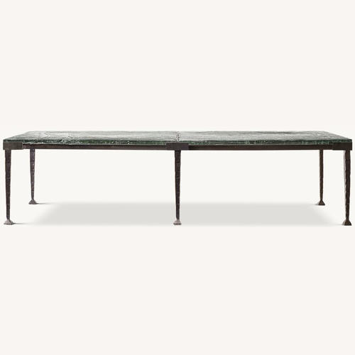 Used Restoration Hardware Adilon Rectangular Coffee Table 48"  for sale on AptDeco