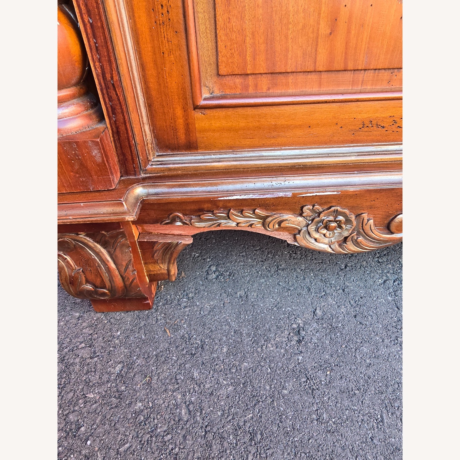 Regency Mahogany Executive Desk - image-5