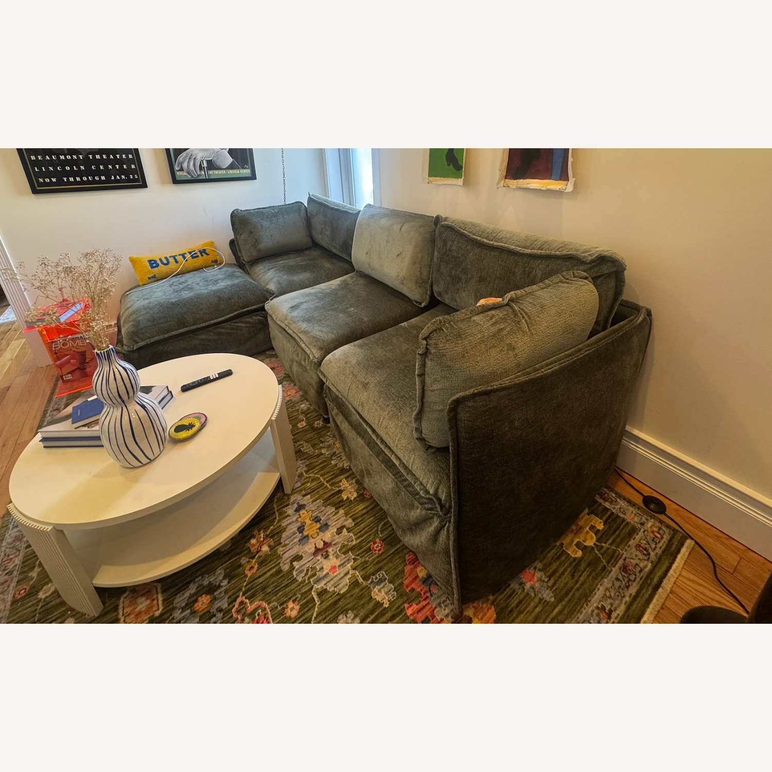 Anabei Modular Washable 3-Seater + Ottoman - image-4