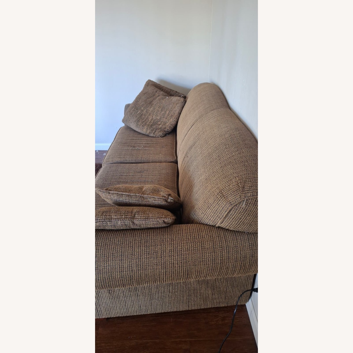 Klaussner Furniture Dark Brown Sleeper Sofa - image-4