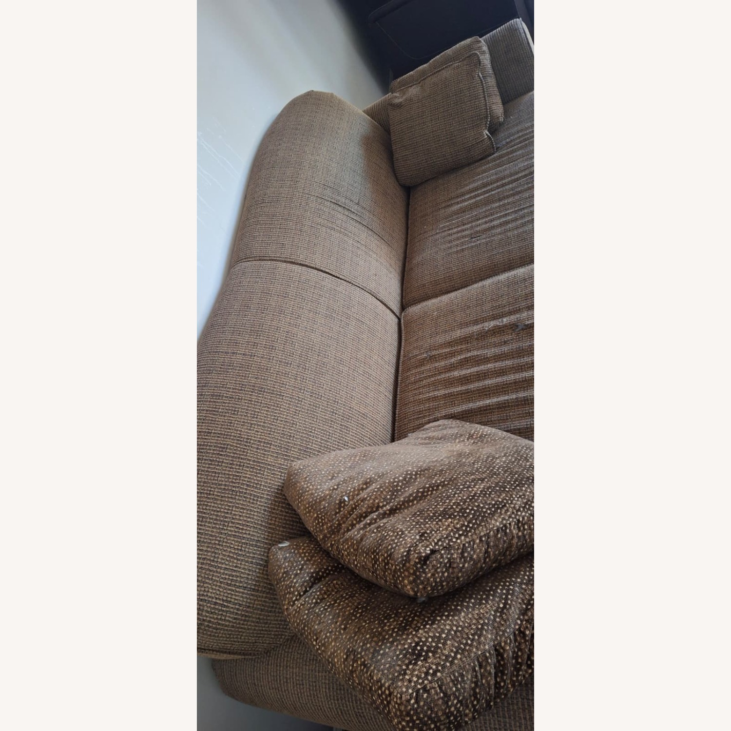 Klaussner Furniture Dark Brown Sleeper Sofa - image-3